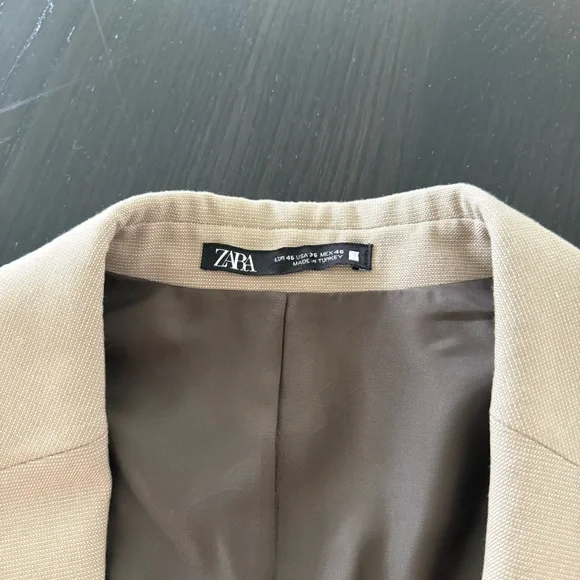 Zara Beige Blazer for Men US 36 - Picture 7 of 9